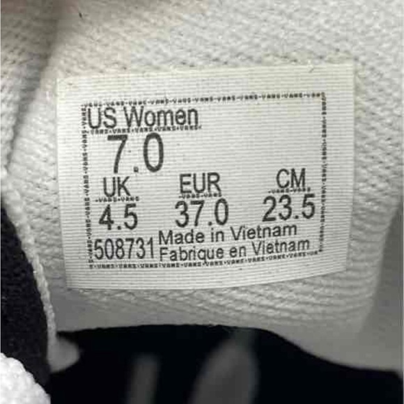 NIB NWT Vans Rainbow Checkerboard Ladies Sneakers Size 7 IOB - Picture 8 of 10